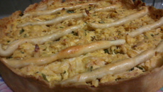 Torta de iogurte e frango maravilhosa