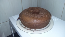 Bolo de chocolate fácil do ''Cristiano''