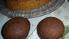 Cupcake de chocolate