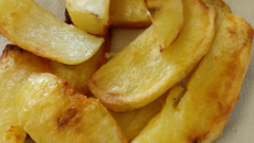 Batatas fritas no forno