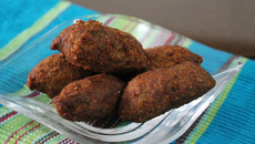 Quibe frito da Tia Line