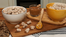 Pipoca de doce de leite com ninho e canela