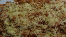 Farfalle com requeijão