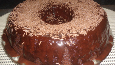Bolo de chocolate sem trigo