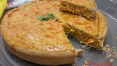 Empadão de frango com creme de leite