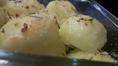 Batatas ao forno com alecrim