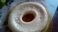 Brigadeirão branco de microondas