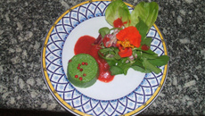 Mousse de rúcula
