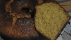 Bolo de milho de sobras de curau