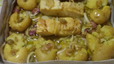 Bacalhau com batatas - minha invenção