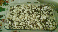 Torta de suspiro e maçã