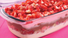 Delicia gelada de morango