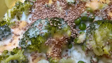 Gratinado de brócolis com batata