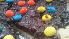 Pizza rápida de chocolate