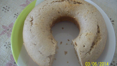 Bolo de farinha de aveia