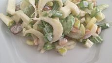 Salada de salsão e maçã