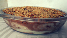 Pavê brasileirinho com brigadeiro