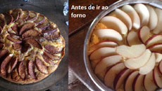 Bolo de maçã com canela