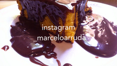 Bolo de cenoura do Marcelo Arruda
