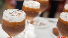 Pavê de Doce de Leite e Brigadeiro - Áurea