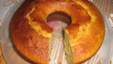 Bolo de laranja inteira