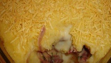 Escondinho de carne seca e bacon