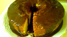 Bolo de laranja inteira