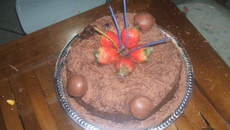 Bolo de chocolate e Nutella da Junia