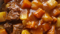 Carne de panela em cubos