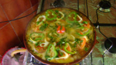 Moqueca de peixe vermelho