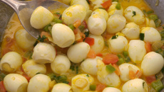 Moqueca de ovo de Codorna da Jai