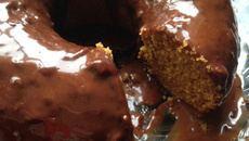 Bolo de cenoura com aveia integral