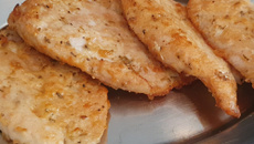 Filé de frango no forno