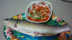 Peixe recheado