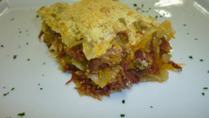 Lasanha de Jabá com Jerimum