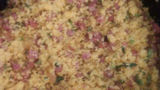 Farofa marroquina versão nordestina