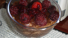 Pavê de amora vegano adaptado