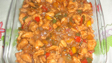 Frango xadrez da Daiana