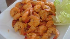 Camarão na pressão (no alho e óleo)