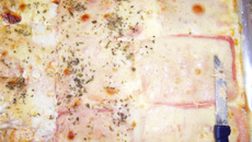 Lasanha de frango ao molho branco com presunto