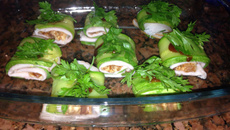 Enroladinho de abobrinha