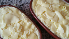 Purê de batata recheado