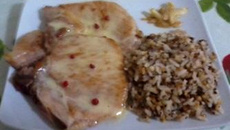 Bisteca ao molho de limão rosa