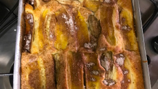 Cuca de frutas da tia Rosinha