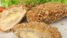 Frango à milanesa cremoso