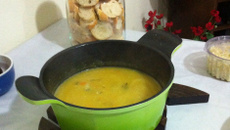 Sopa de batata salsa