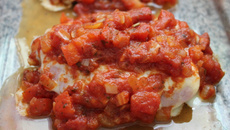 Filé de frango à parmegiana