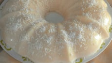 Pudim de maria-mole delicioso