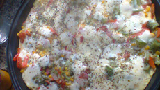 Omelete de legumes light