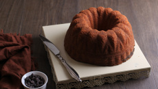 Bolo de banana e cacau